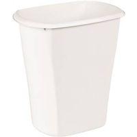 WASTEBASKET RECT WHT 5.5 GAL