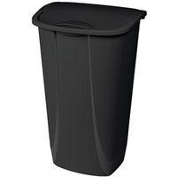 WASTEBASKET SWINGTOP BLK 11 G