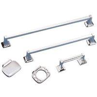 BATH ACCESSORIES CHROME 5PC