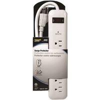 STRIP SURGE 6OUT 400J 18IN WHT