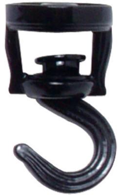 SWIVEL SWAG HOOK BLACK