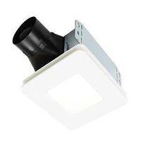 EXHAUST FAN W/LED 60CFM 0.9SN