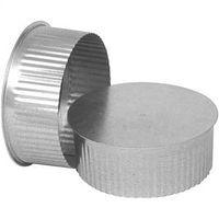 END CAP RND PLUG 28GA 7IN GLV
