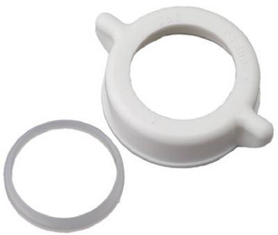 MP WHT Plas Nut/Washer