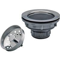 STRAINER PLASTIC W/ SS RIM