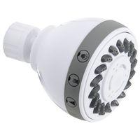 SHOWER HEAD 3FNC WHT 2.70IN