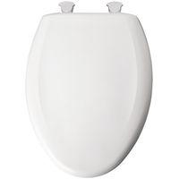 TOILET SEAT ELONG PLSTC WHITE