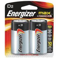 BATTERY MAX D ALKALINE 2PK