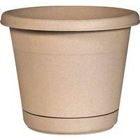 PLANTR/SAUCER RLD RM SAND 12IN