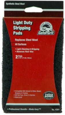 2PK LGT STRIP STL WOOL
