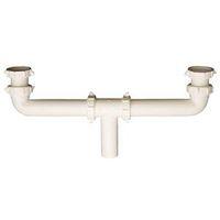 CENTER WASTE OUTLET 1-1/2 X 16