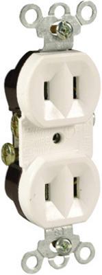 15A WHT DPLX OUTLET