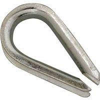 CABLE THIMBLE ZINC 1/4
