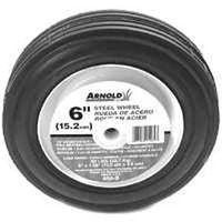 MOWER WHEEL STEEL HUB 6X1.50IN