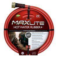 HOSE HOT WATER RUBBER 5/8X25FT