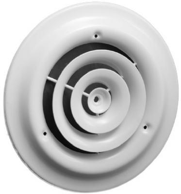 6"WHT RND CEIL DIFFUSER