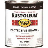 PAINT RST OBS LEATHER BROWN QT
