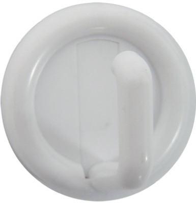 4PK WHT Adhes Util Hook