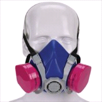 RESPIRATOR TOXIC DUST HLF MASK