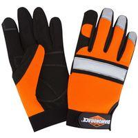 GLOVES MECHANIC HI-VISBLTY MED