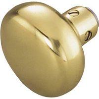 KNOB DOOR SET BRASS PLATED SOL