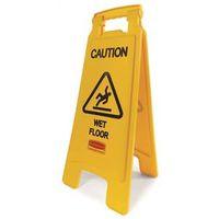 FLOOR SIGN CAUTION YELLOW