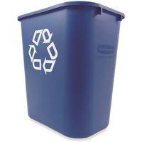 WASTEBASKET 28QT MED BLUE