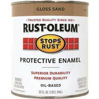 PAINT RUST OBS INT EXT SAND QT