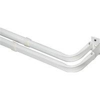 CURTAIN ROD 48-86 2-3IN CL SGL