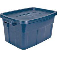 TOTE PLAST W/HNDL BLUE 14 GAL