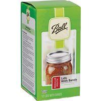 JAR CAN W/LID TIN CTD STL REG