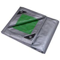 20X30 H.DUTY GREEN/SILVER TARP