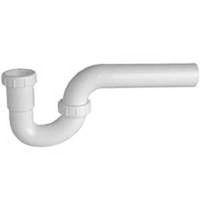 P-TRAP SLIP JOINT 1-1/2IN WHT