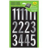NUMBERS PRISM SLV VINYL 2IN