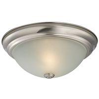 FIXTURE CEIL 2LT 13IN FLUSH BN