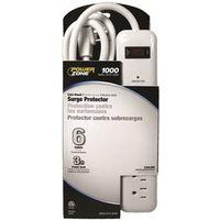 STRIP SURGE 6OUT 1000J 8FT WHT