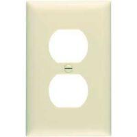WALL PLATE 1GNG 1 DUPLEX IVORY