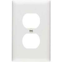 WALL PLATE 1GNG 1 DUPLEX WHITE