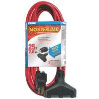 CORD EXT CIRBRKR 14/3X25FT RED