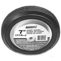 MOWER WHEEL STEEL HUB 7X1.50IN
