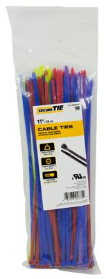 11" ASSORTED COLOR STAND. DUTY  100/PK