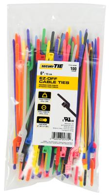 6" EZ-OFF RED  LIGHT DUTY  100/PK