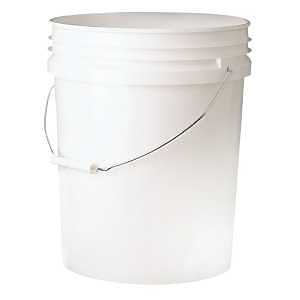 5 GAL WHT Plas Pail PN1000