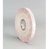3M™ VHB™ Tape 4950, White, 1/2 in x 36 yd, 45 mil, Small Pack, 4 Roll/Case