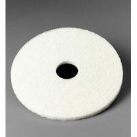 3M™ White Super Polish Pad 4100, 24 in, 5/Case