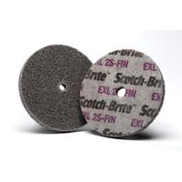 Scotch-Brite™ EXL Unitized Wheel, XL-UW, 2S Fine, 3 in x 1/4 in x 1/4 in, 40 ea/Case