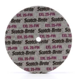 Scotch-Brite™ EXL Unitized Wheel, XL-UW, 2S Fine, 6 in x 1/4 in x 1/4 in, 8 ea/Case