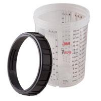 PPS CUP/COLLAR 850ML 4/CS