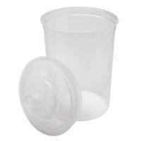 PPS LIDS/LINERS 850ML 25/CS