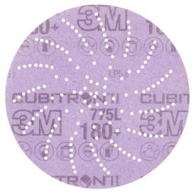 3M Xtract™ Cubitron™ II Film Disc 775L, 180+ 3MIL, 5 in, Die 500LG, 50/Carton, 250 ea/Case